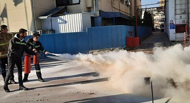 İtfaiyeden Diversey Türkiye firmasına acil durum eğitimi