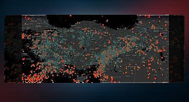 AFAD paylaştı... Deprem gerçeğinin kanıtı olan harita: Sallanmayan yer neredeyse yok!
