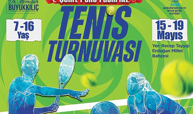 Spor A.Ş.'den 19 Mayıs'a özel tenis turnuvası
