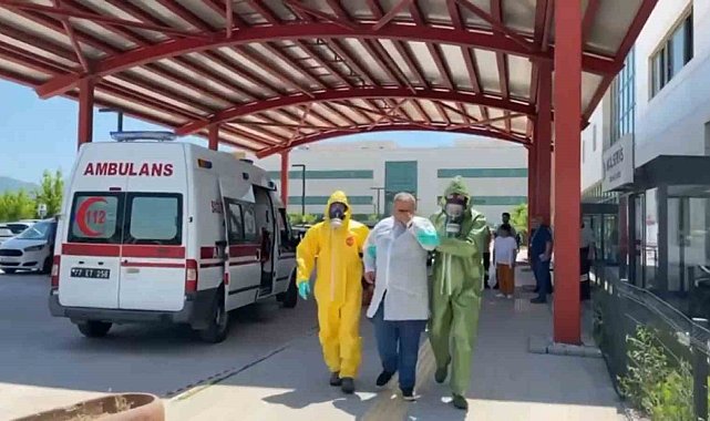 Yalova Eğitim ve Araştırma'da gerçeğini aratmayan tatbikat