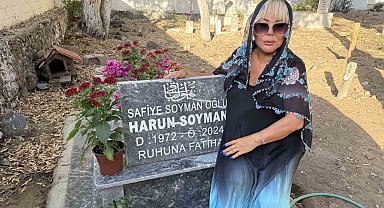Safiye Soyman oğlunun kabrini ziyaret etti: "Yüzüm gülüyor ama içim yanıyor"
