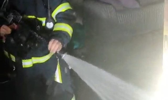 Batman'da evde çıkan yangında 1 kişi dumandan etkilendi