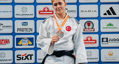 Manisalı Milli Judocu Sura Nil Karasu Avrupa ikincisi oldu