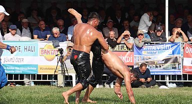14 yıl aradan sonra düzenlenen yağlı pehlivan güreşlerine yoğun ilgi