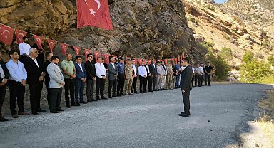 33 yıl önce teröristler tarafından şehit edilen 9 vatandaş anıldı