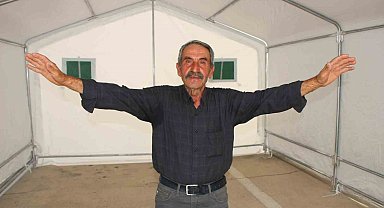 Amasya'da 100 çobana güneş panelli çadır