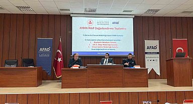 Aydın İl Afet ve Risk Azaltma Planı İzleme ve Değerlendirme Toplantısı yapıldı