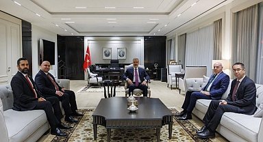 Bakan Fidan, ITC Başkanı Ağaoğlu'nu kabul etti