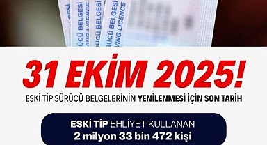 Bakan Yerlikaya: "Süre uzatılmayacak, eski tip sürücü belgelerinin yenilenmesi için son tarih 31 Ekim"