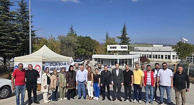 Başkan Dilsiz ve Özdemir'den REHAU işçilerine destek