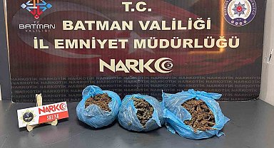 Batman'da durdurulan araçta uyuşturucu ele geçirildi
