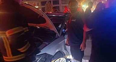Batman'da otomobil takla attı: 2 yaralı