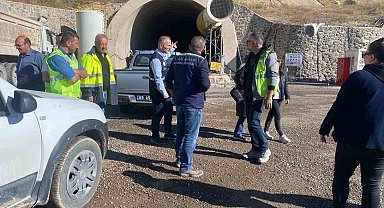 Bayburt'ta çevre ekipleri, Kop Tüneli ve beton santrallerini denetledi