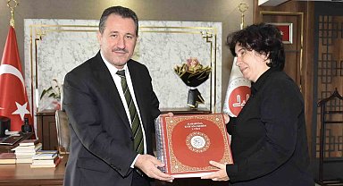 Bilecik'te Altı Nokta Körler Derneği'nden müftülüğe anlamlı görüşme