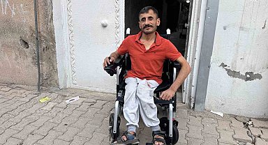 Cizre'de Ramazan'ın tekerlekli sandalye ihtiyacını polis memuru karşıladı