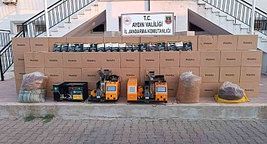 Didim'de kaçak tütün operasyonu