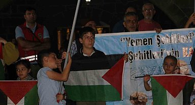 Diyarbakır'da "Küresel Sumud Filosu"na destek gösterisi