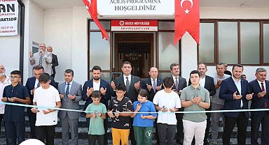 Düzce'de depremde yıkılan bir cami daha yeniden inşa edildi