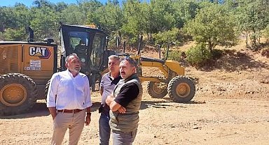 Emet'in 2 köyünde enerji hatlarını yenileme çalışması