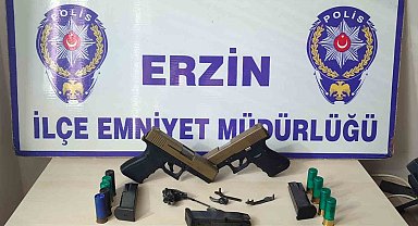 Erzin'de silah kaçakçılığı operasyonu: 2 tutuklama