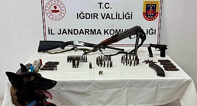 Iğdır'da Jandarmadan silah kaçakçılığı operasyonu