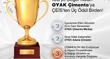 İSG’ye Değer Katan OYAK Çimento’ya ÇEİS’ten Üç Ödül Birden