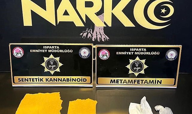 Isparta'da uyuşturucu operasyonunda 2 şüpheliye adli işlem