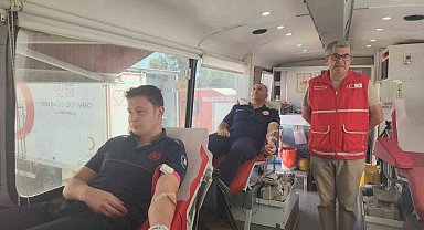 İtfaiye Haftasında, itfaiyecilerden kan bağışı duyarlılığı