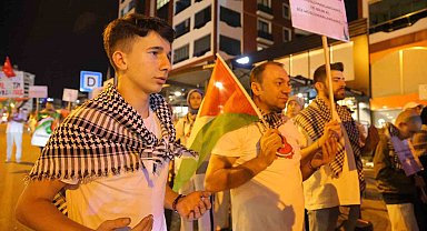 Kahramanmaraş'ta vatandaşlardan Filistin'e destek gösterisi