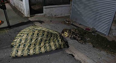 Karaman'da 3 katlı binada çıkan yangın korkuttu