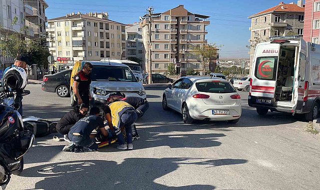 Karaman'da kargo aracıyla çarpışan elektrikli bisikletin sürücüsü yaralandı