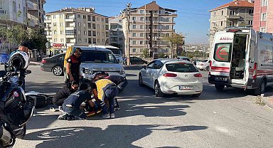 Karaman'da kargo aracıyla çarpışan elektrikli bisikletin sürücüsü yaralandı