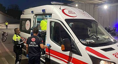 Karaman'da motosiklet kazası: 1 yaralı