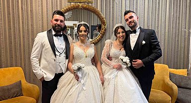 Kardeşler birbirlerine bacanak ve elti oldu