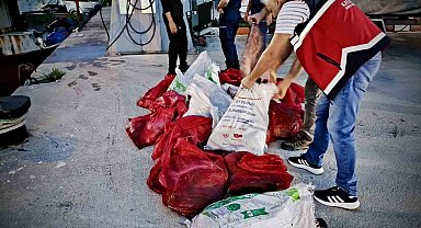 Kastamonu'da kaçak avlanan 142 kalkan balığına el konuldu