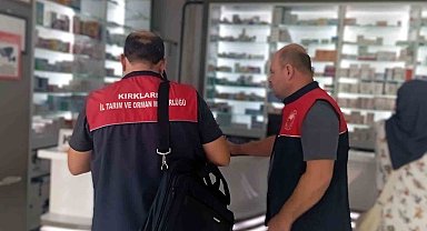 Kırklareli'nde eczanelere denetim