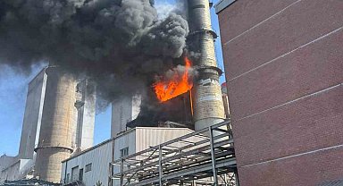Konya Şeker'e bağlı Kangal Termik Santrali'nde yangın