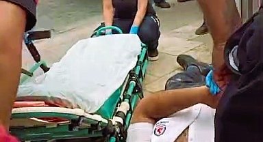 Mesaiye gelen otobüs şoförü yere yığıldı