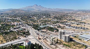 Meteoroloji katlı kavşağı çalışmaları sürüyor