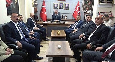 MHP heyeti "Terörsüz Türkiye" toplantıları çerçevesinde Kilis'te