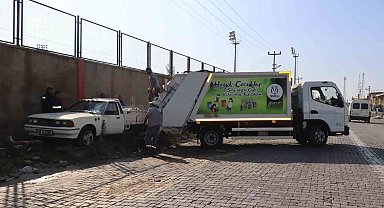 Nazilli'de atıl araçlar toplatılıyor