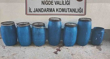 Niğde'de 920 litre sahte şarap ele geçirildi