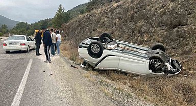 Nişanlısını görmeye giderken ölümden döndü