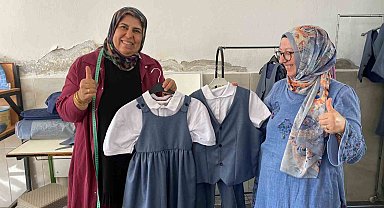 Okul üniforması ücreti derdini sona erdiren proje