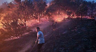 Sakarya'da makilik alanda çıkan yangın söndürüldü