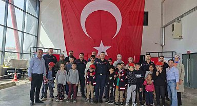 Samsun'da özel öğrencilere itfaiye eğitimi