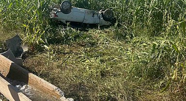 Şanlıurfa'da otomobil devrildi: 1 ölü, 1 yaralı