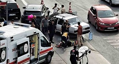 Şehir içinde zincirleme kaza: 3 yaralı