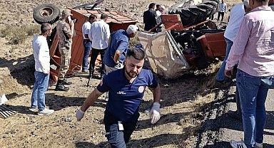 Şırnak'ta traktör devrildi: 1 ölü, 4 yaralı