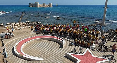 Tarih ve doğanın içinde pedal çevirdiler